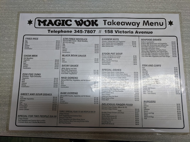 Magic Wok Restaurant & Takeaways - Whanganui