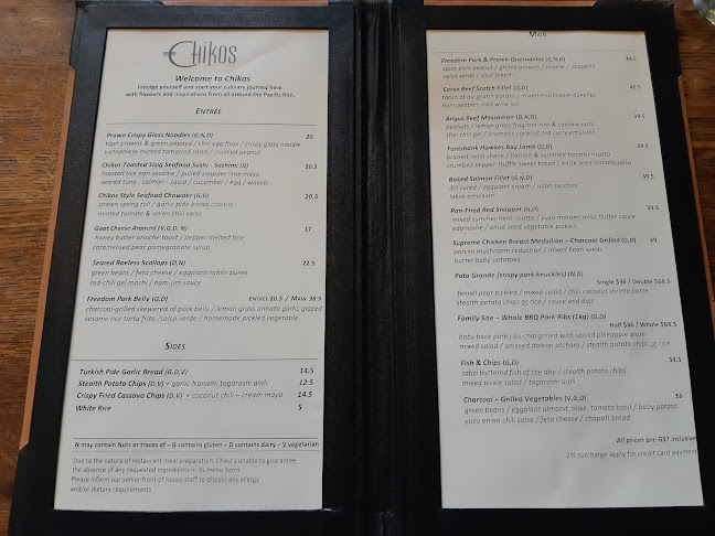 Chikos Restaurant & Cafe Open Times