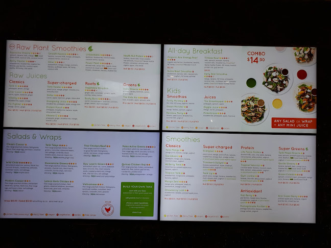 TANK Whangarei - Smoothies, Raw Juices, Salads & Wraps