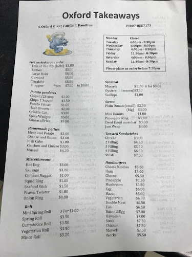 Opinii despre Oxford Takeaways în Hamilton - Hospitality and gastronomy