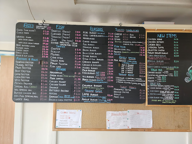 Opinii despre Clarks Beach Takeaways în Clarks Beach - Hospitality and gastronomy