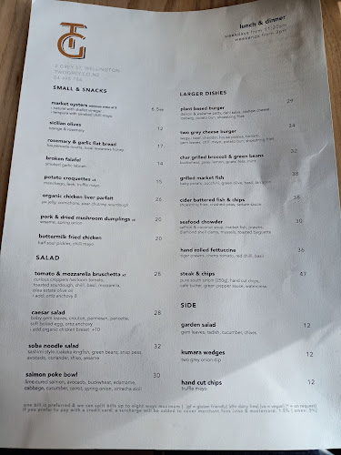 Two Grey - Bar Cafe & Eatery - Wellington