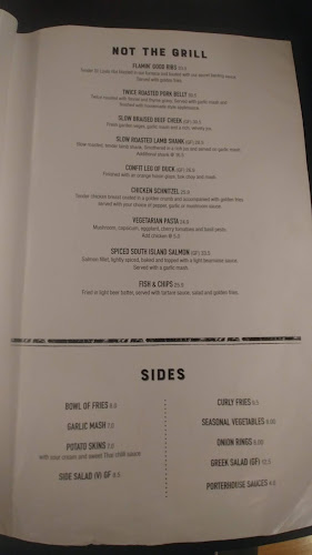 Porterhouse Grill Open Times