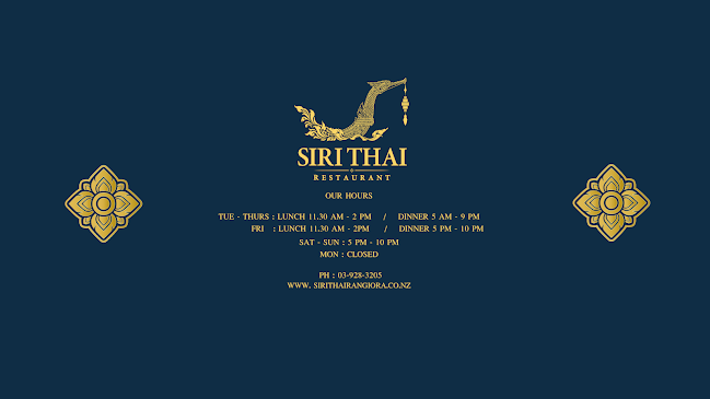 Siri Thai Restaurant - Hospitality and gastronomy