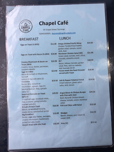 Chapel Cafe - Tauranga