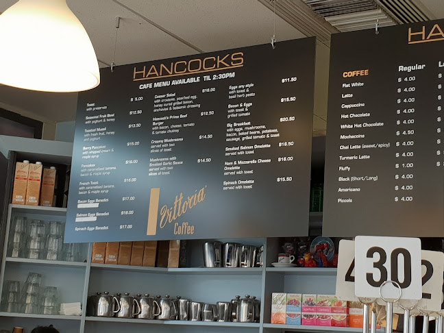 Hancock's Cafe Open Times