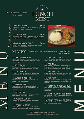 Lai Thai Bistro - Hospitality and gastronomy