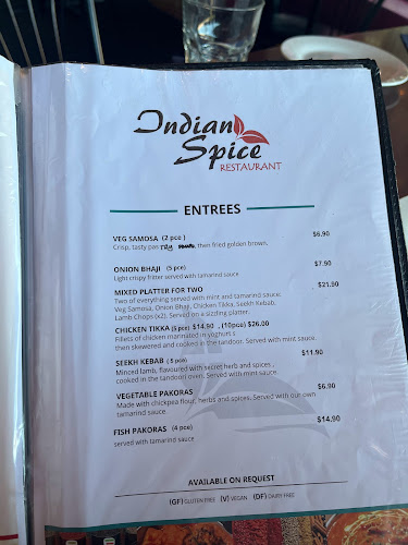 Indian Spice Restaurant & Bar - Dunedin