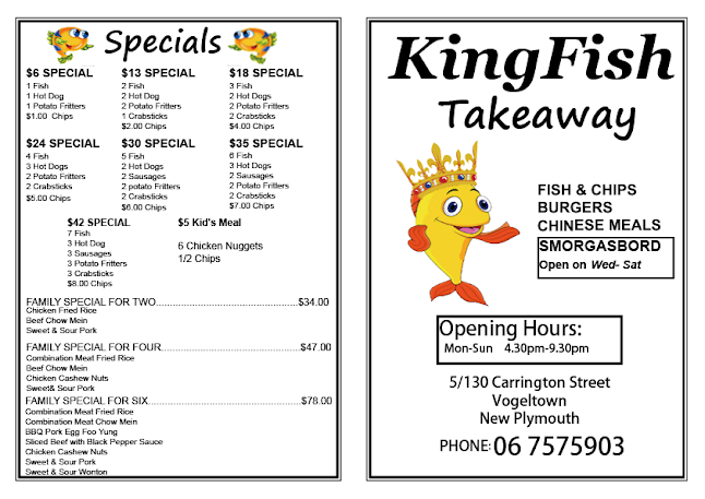 Kingfish Takeaway - New Plymouth