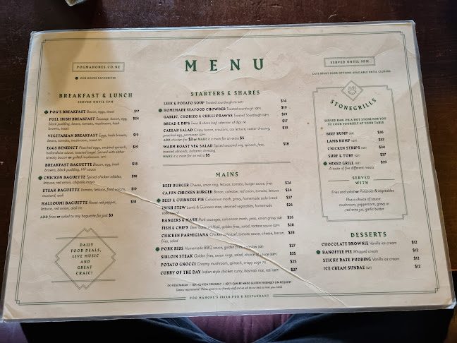 Pog Mahones Irish Pub & Restaurant - Hospitality and gastronomy