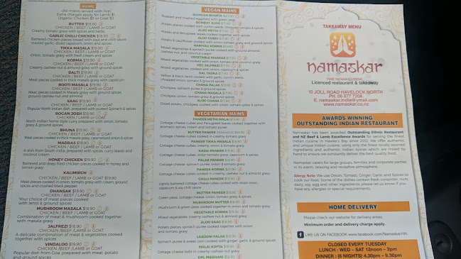 Namaskar Indian Restaurant