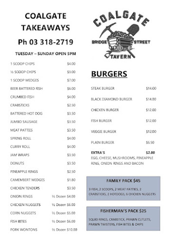 Opinii despre Coalgate Tavern în Coalgate - Hospitality and gastronomy