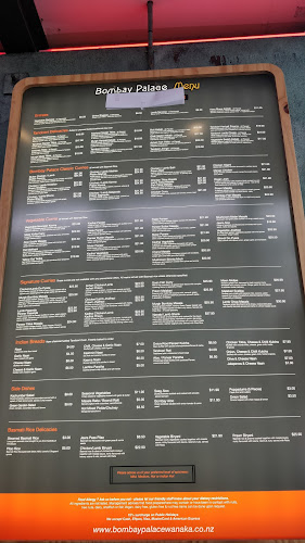 Bombay Palace Wanaka Phone number