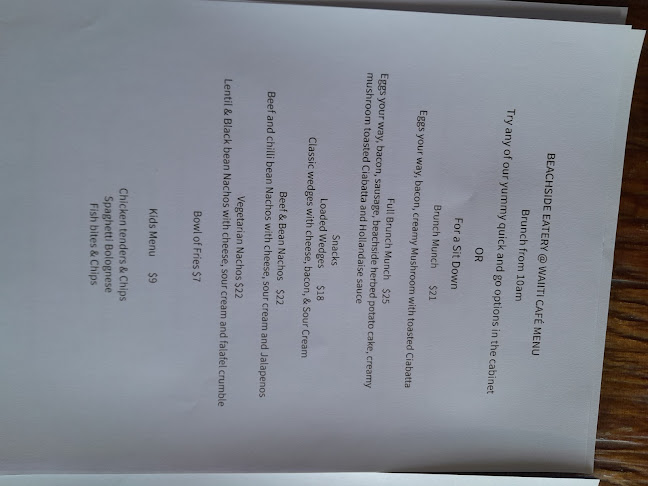 Opinii despre Beachside Eatery@Wai iti Cafe în Waiiti - Hospitality and gastronomy