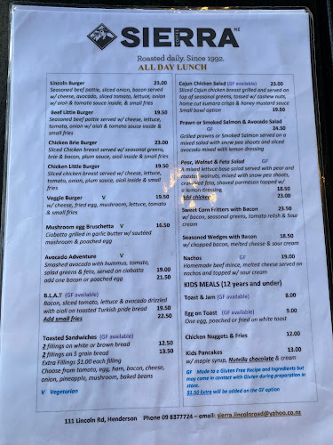 Reviews of Sierra Café Lincoln Road in Auckland - Hospitality and gastronomy