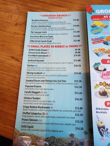 Breakers Napier - Hospitality and gastronomy