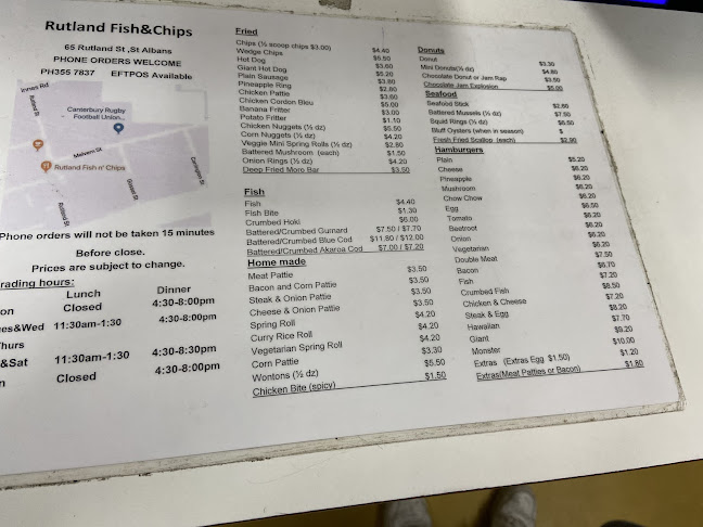 Opinii despre Rutland Fish n' Chips în Christchurch - Hospitality and gastronomy