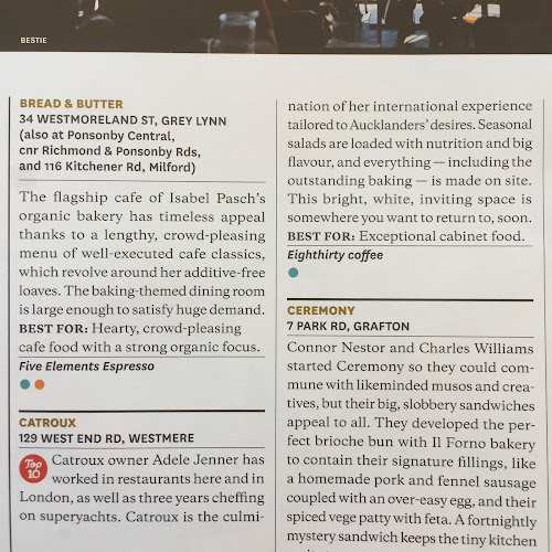 Reviews of Catroux in Auckland - Hospitality and gastronomy