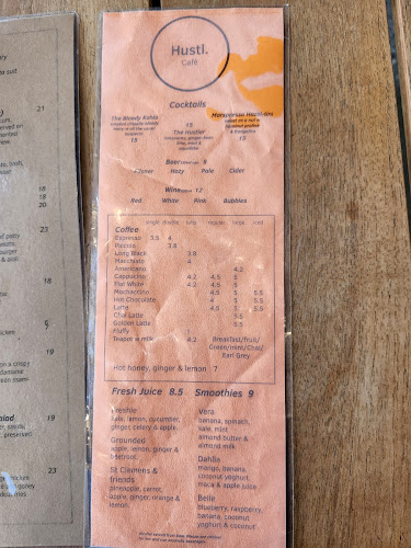 Hustl. Cafe Open Times