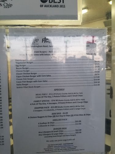 The Fish & Chip Shop Sandringham - Auckland
