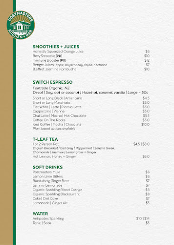 Postmasters Kitchen + Bar - Arrowtown