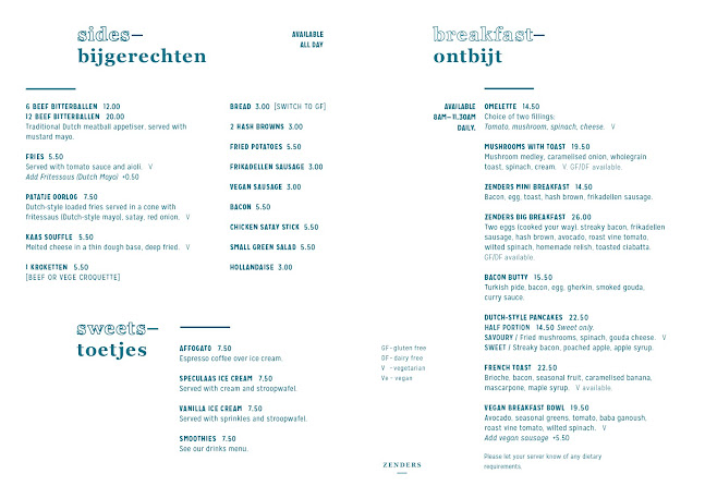 Zenders Cafe and Venue