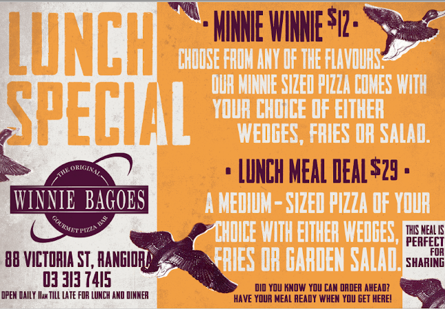 Winnie Bagoes Rangiora - Hospitality and gastronomy