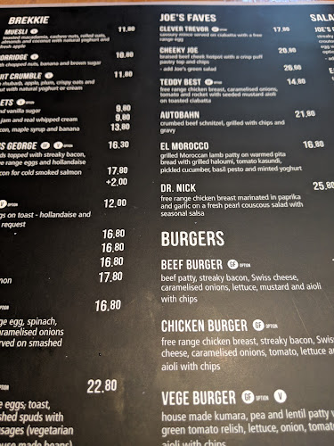 Joe's Garage Riccarton - Hospitality and gastronomy