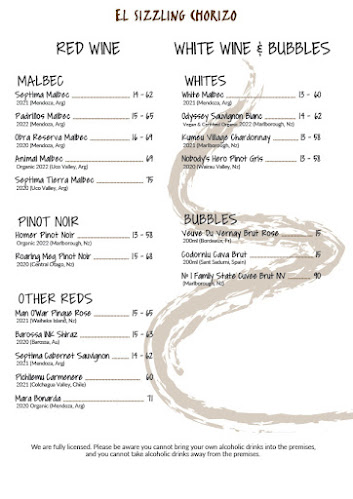 El Sizzling Chorizo - Auckland