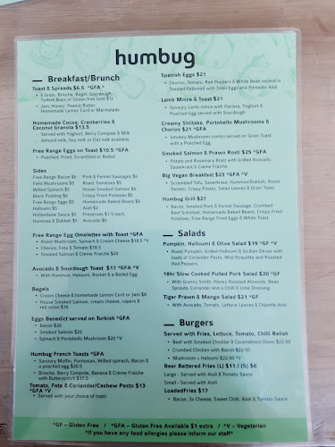 Comments and reviews of Humbug Cafe