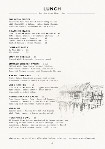 Opinii despre Boatshed Cafe în Rawene - Hospitality and gastronomy