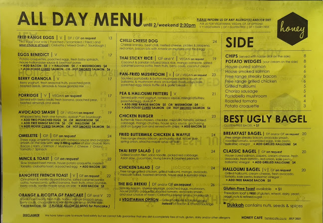 Comentarii opinii despre Honey Cafe Takapuna