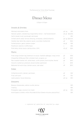 The Restaurant at Trinity Wharf