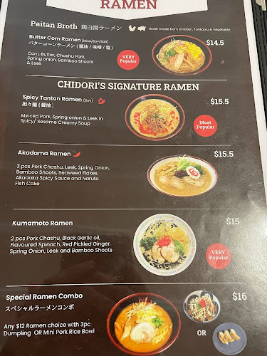 RAMEN CHIDORI Japanese Noodle Restaurant