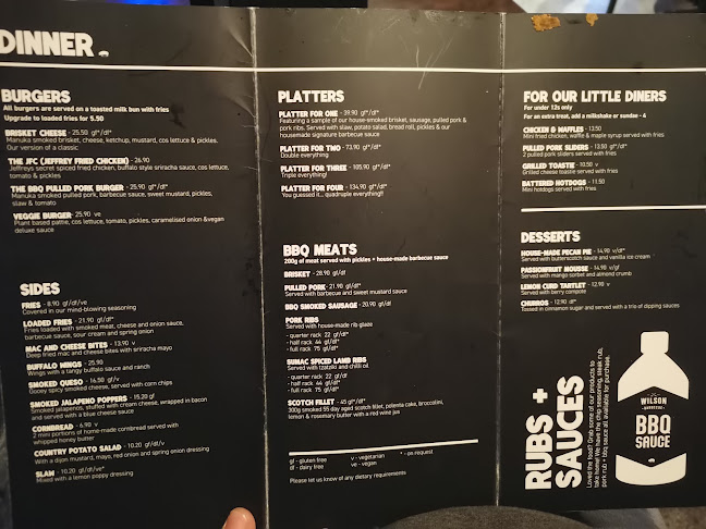 Opinii despre Wilson Barbecue în Wellington - Hospitality and gastronomy