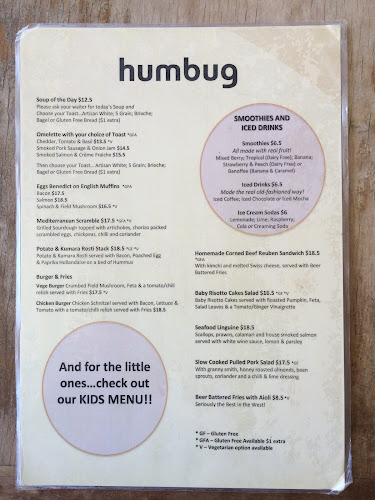 Humbug Cafe Phone number