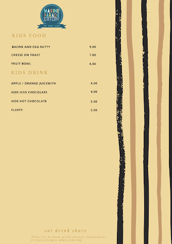 Marine Parade Eatery - Paraparaumu