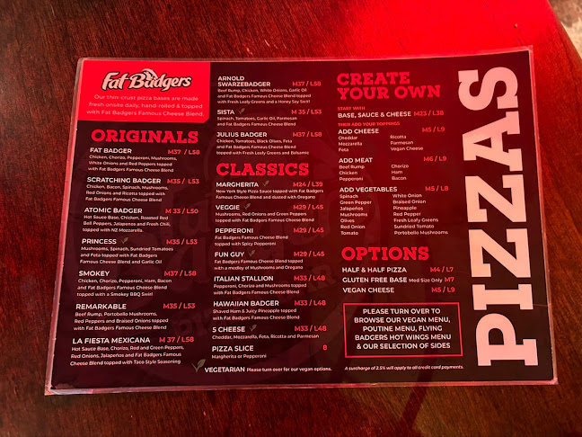 Fat Badgers Pizza Bar Queenstown