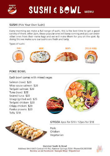 Hanmer Sushi & Bowl - Hanmer Springs