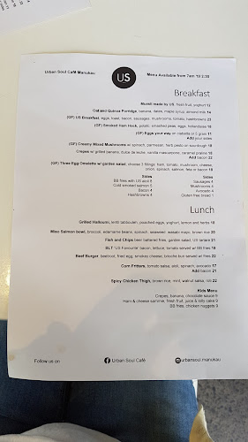 Comments and reviews of Urban Soul Cafe