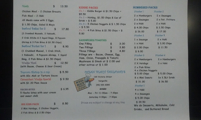 Opinii despre Ocean Beach Takeaways în Dargaville - Hospitality and gastronomy