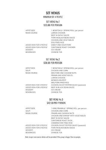 Jasmin Licensed Chinese Restaurant - Hospitality and gastronomy