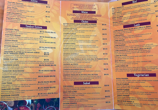 Opinii despre The Indian Cafe în Nelson - Hospitality and gastronomy