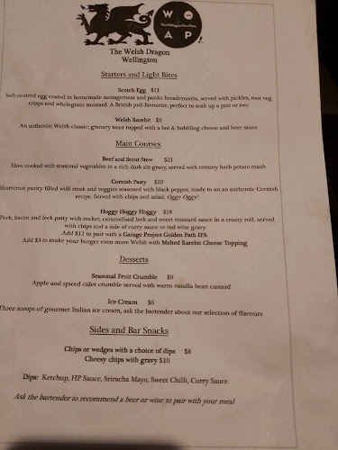 The Welsh Dragon Bar - Wellington