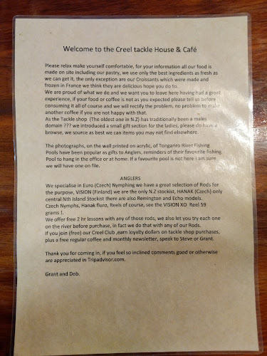 Creel Tackle House & Cafe - Tūrangi