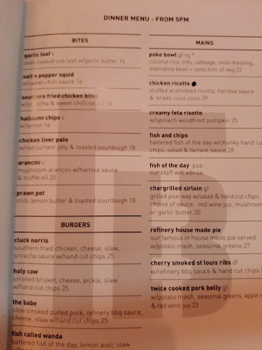 Refinery Bar & Eatery Kapiti Open Times