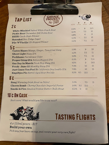 Garage Project Taproom: 91 Aro - Wellington