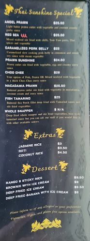Thai Sunshine Restaurant - Gisborne