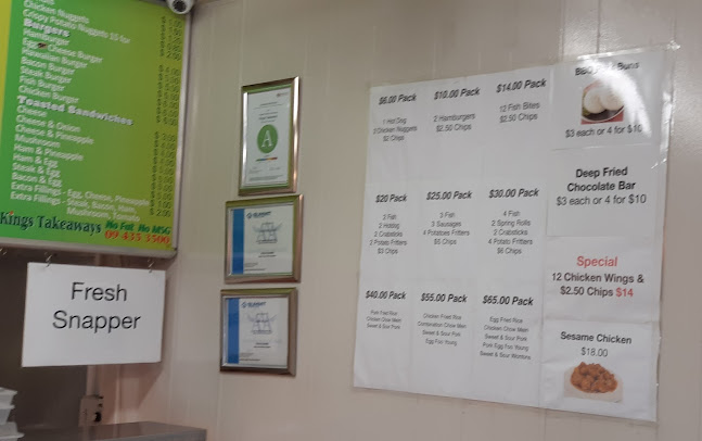 Comentarii opinii despre Kings Chinese Fish N chips Takeaways