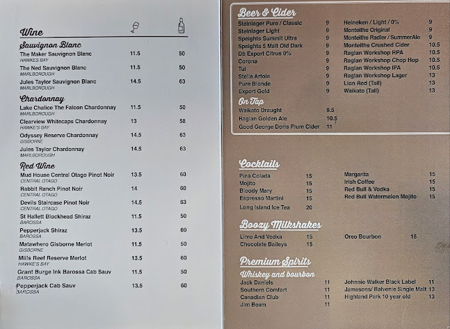 Opinii despre The Wharf Kitchen and Bar în Raglan - Hospitality and gastronomy